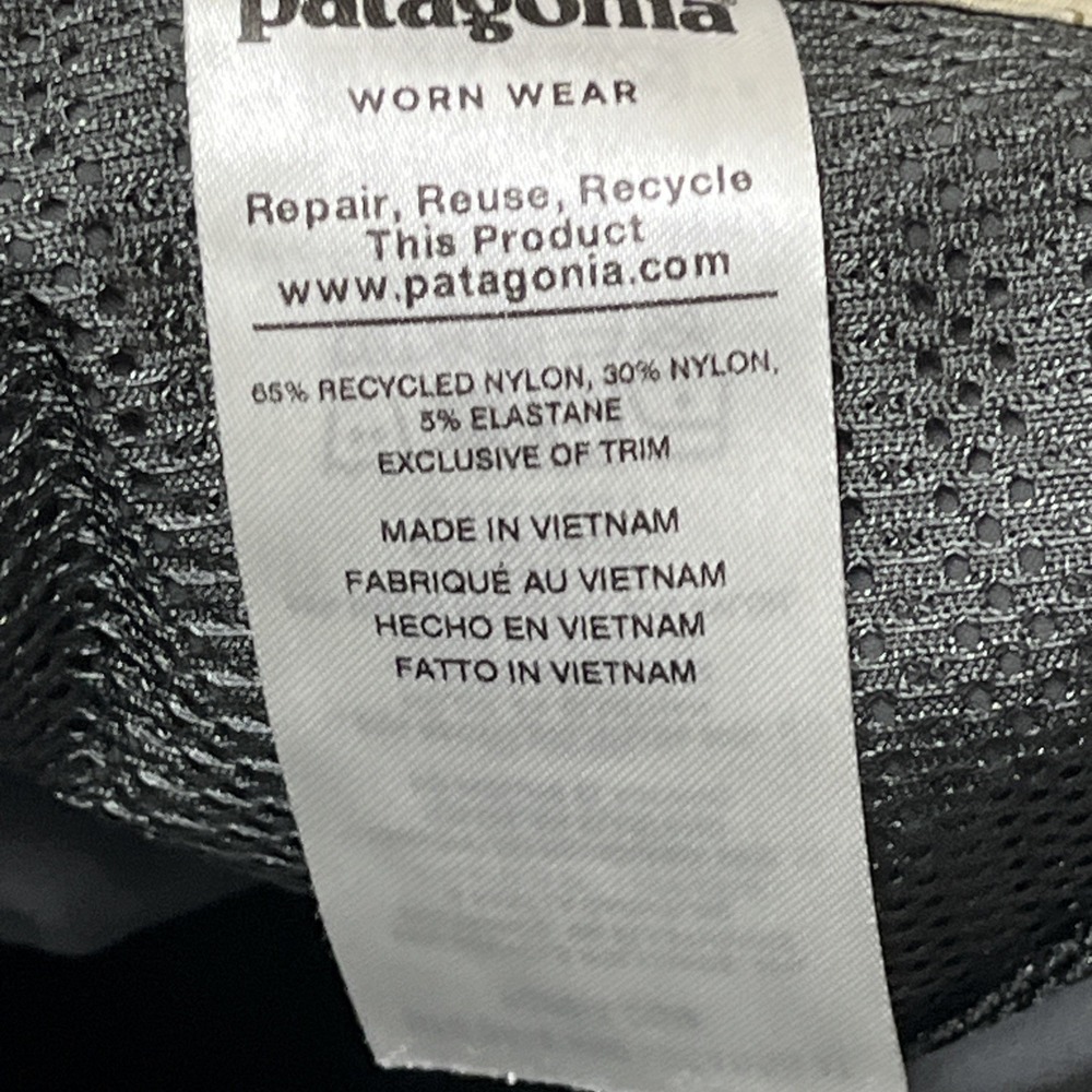Patagonia Board Shorts Mens‎ 40 Gray Worn Wear Drawstring Swim Trunks Pockets - Picture 12 of 15